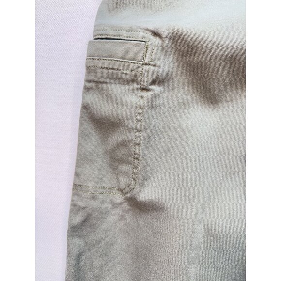 L.L. Bean Natural Fit Cargo Pants Mens 38x29 Khaki Green Casual Straight Stretch - Picture 9 of 13